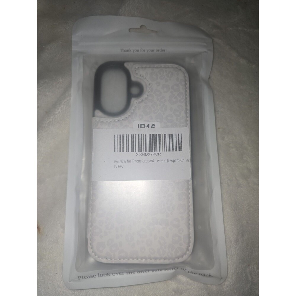 Pasnew Phone Case IPHONE 16 6.1 New Sealed RFID BLOCK CARD HOLDER